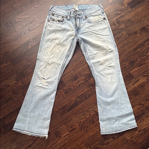 True religion men’s light blue jeans - Picture 3 of 7
